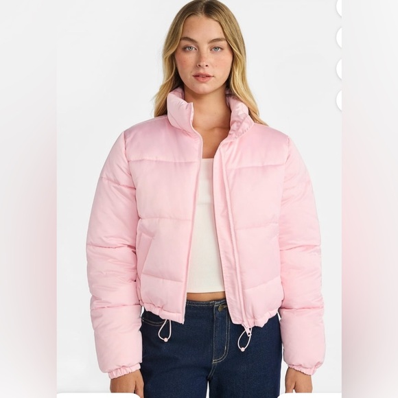 No Boundaries Other - NWT Women’s Pink Puffer Jacket